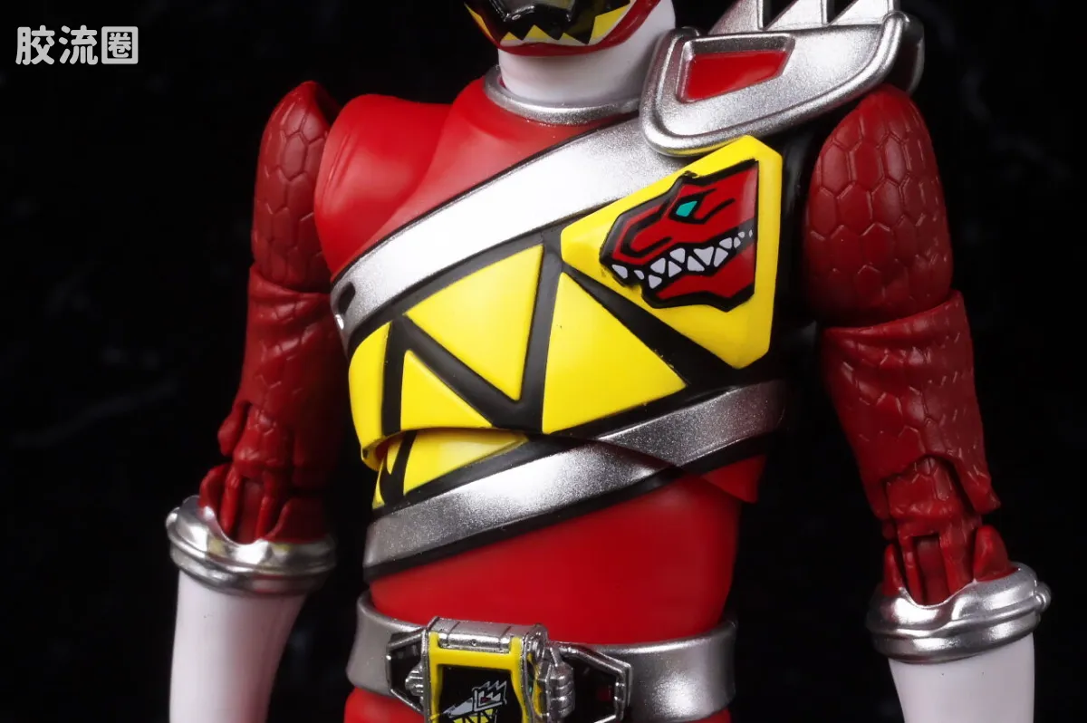 SHF 真骨雕 超级战队系列 兽电战队 强龙红 - 图片