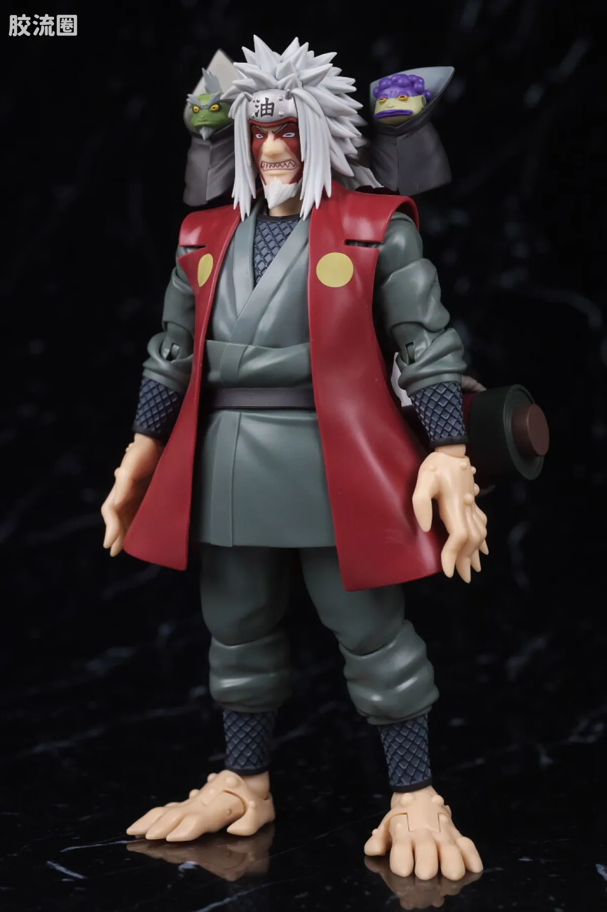 SHF 火影忍者系列 自来也 -木叶极致仙术的豪杰- 仙人模式套装 - 图片