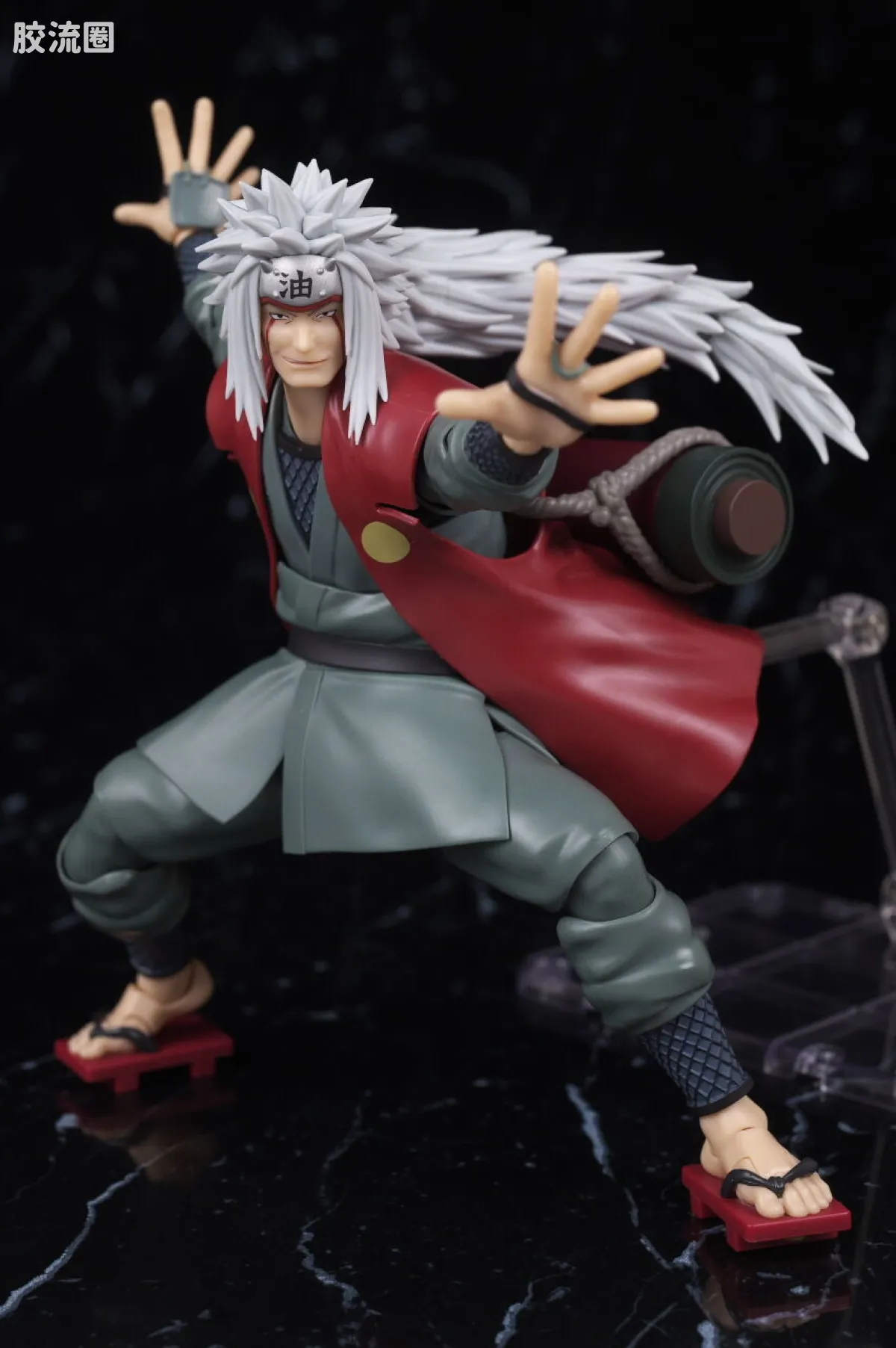 SHF 火影忍者系列 自来也 -木叶极致仙术的豪杰- 仙人模式套装 - 图片