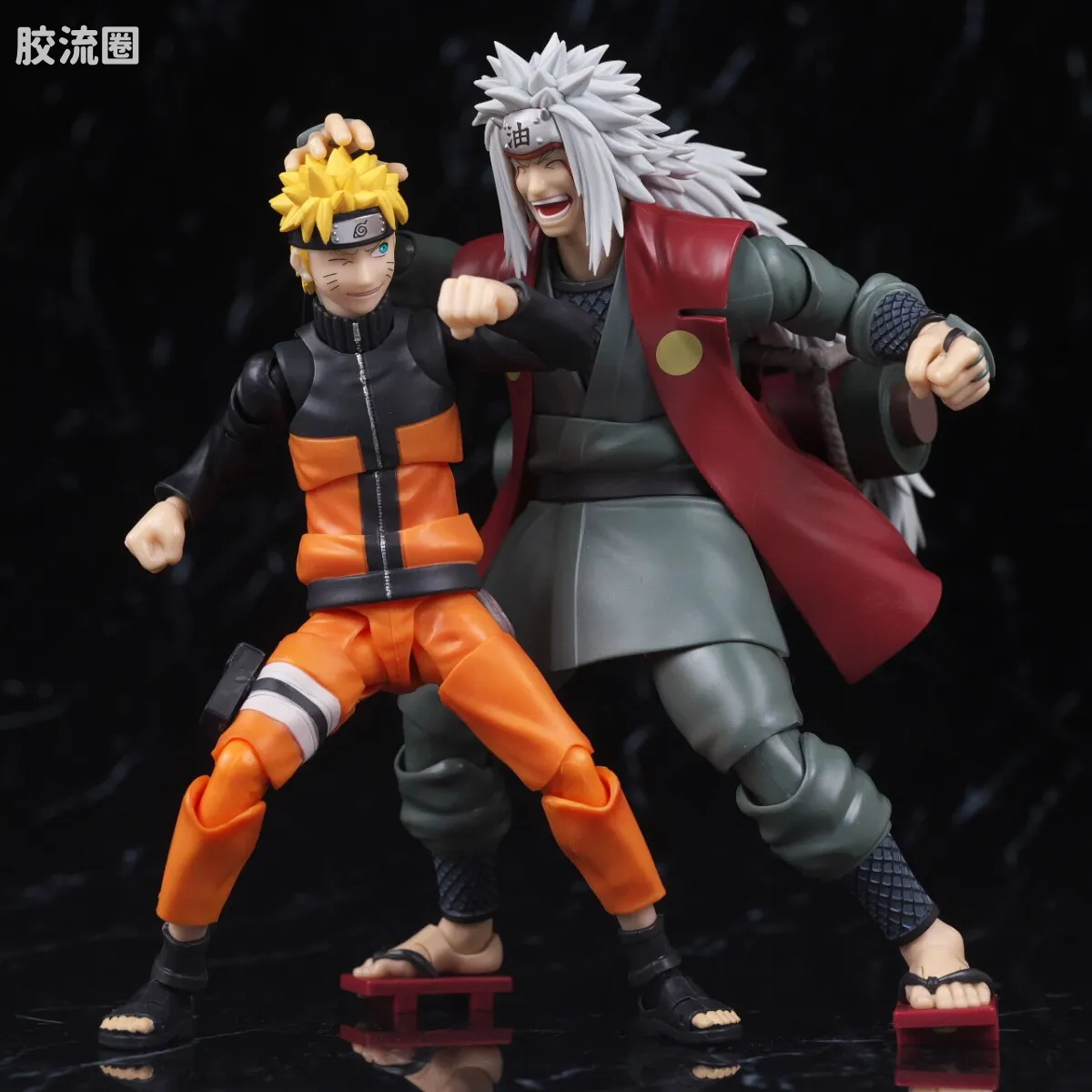 SHF 火影忍者系列 自来也 -木叶极致仙术的豪杰- 仙人模式套装 - 图片