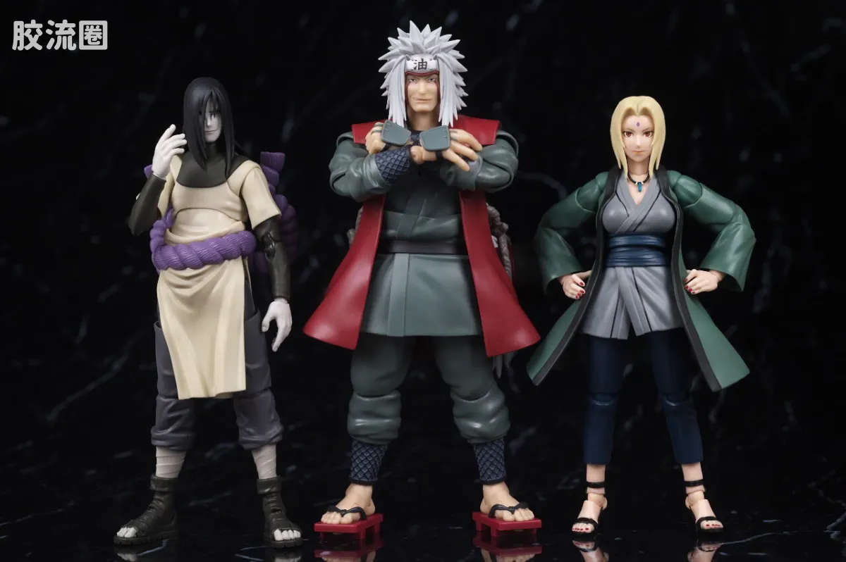 SHF 火影忍者系列 自来也 -木叶极致仙术的豪杰- 仙人模式套装 - 图片