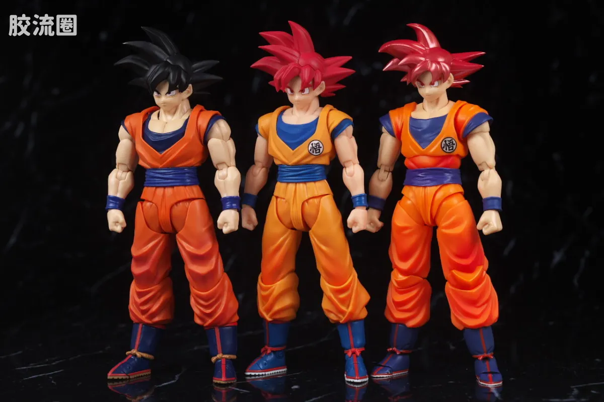 SHF 龙珠系列 超级赛亚人之神孙悟空〈缠绕着神之气的姿态〉 - 图片