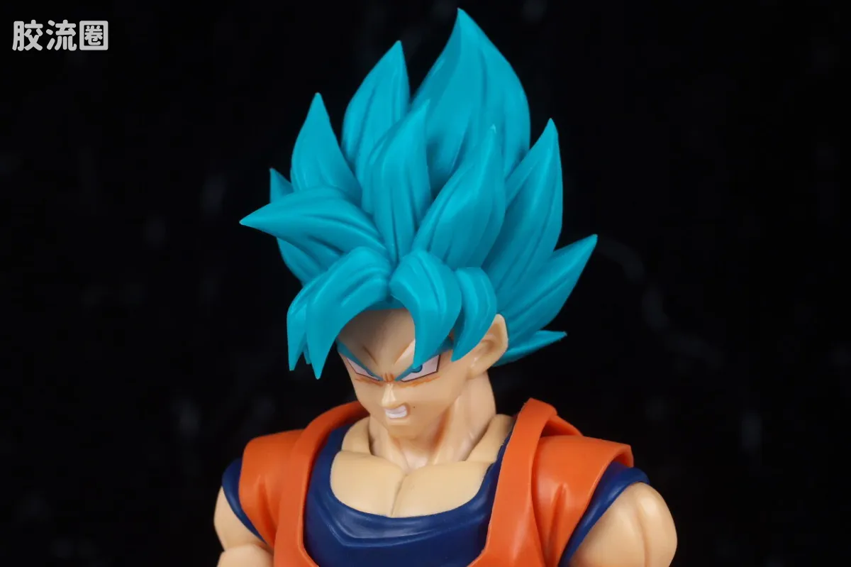 SHF 龙珠系列 超级赛亚人之神之超级赛亚人孙悟空〈超越极限的苍蓝之力〉 - 图片