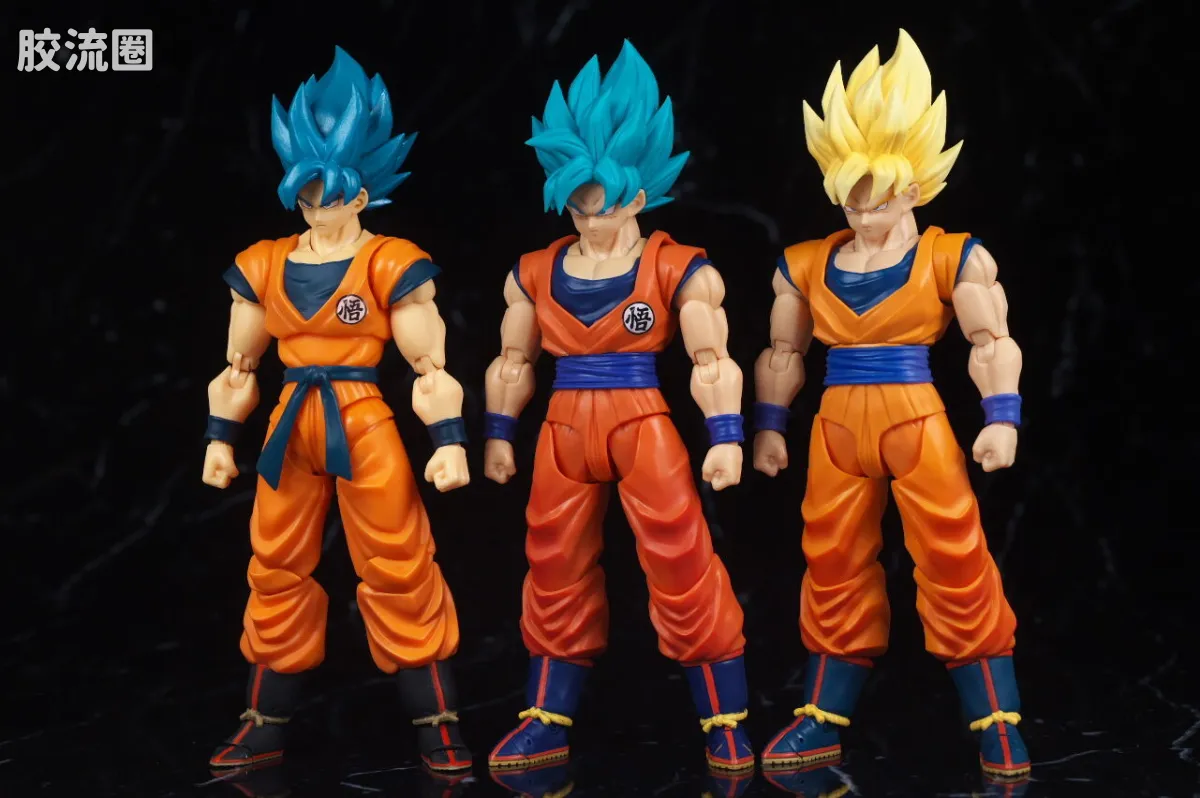 SHF 龙珠系列 超级赛亚人之神之超级赛亚人孙悟空〈超越极限的苍蓝之力〉 - 图片