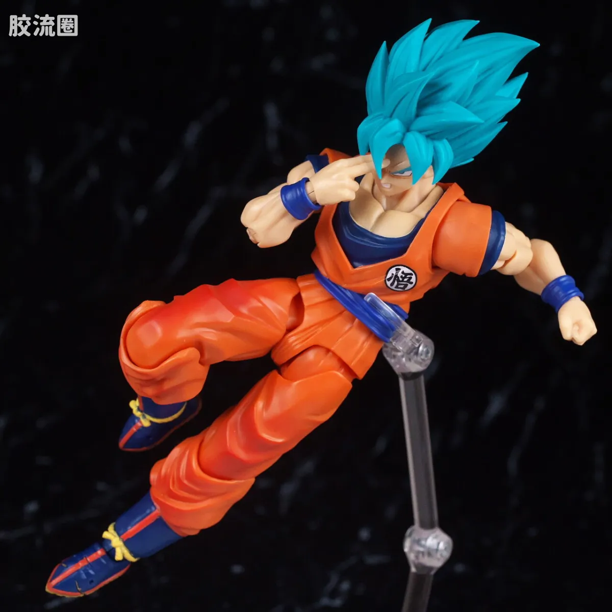 SHF 龙珠系列 超级赛亚人之神之超级赛亚人孙悟空〈超越极限的苍蓝之力〉 - 图片
