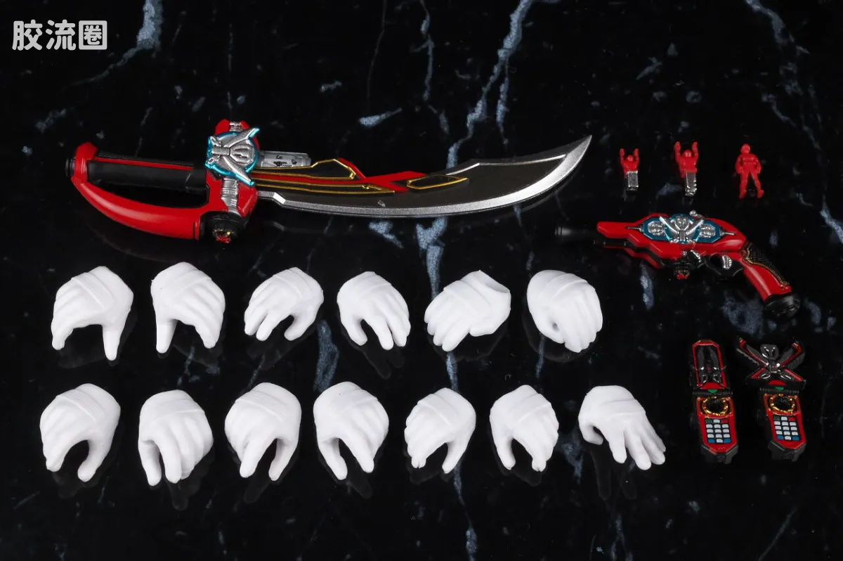 SHF 真骨雕 超级战队系列 海贼战队 豪快红 - 图片