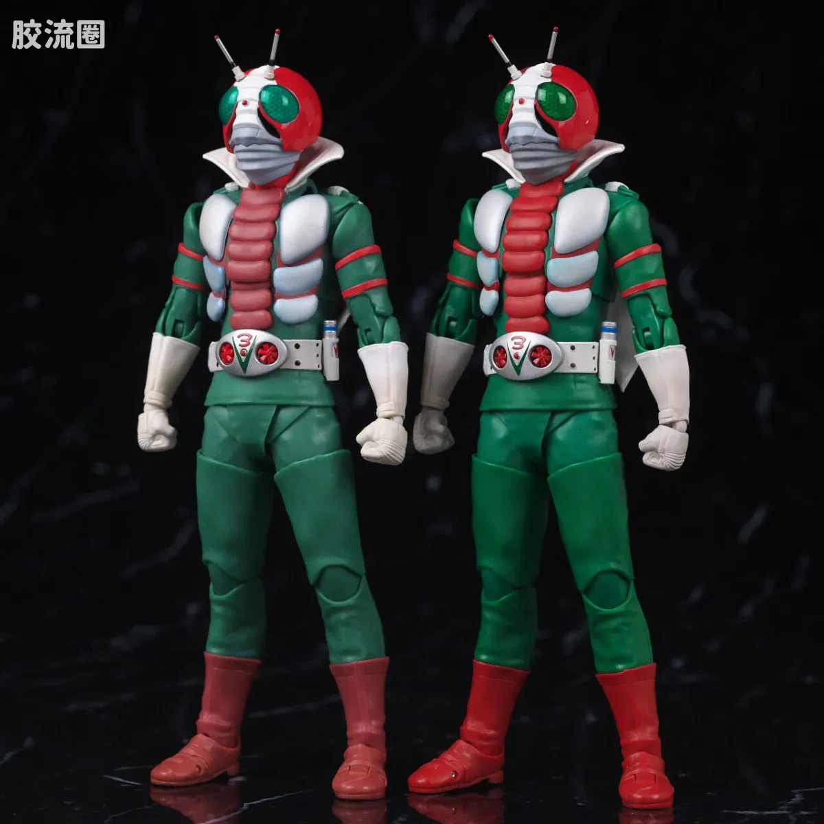 SHF 真骨雕假面骑士系列 假面骑士V3/胜利三号 荣光的昭和骑士Edition - 图片