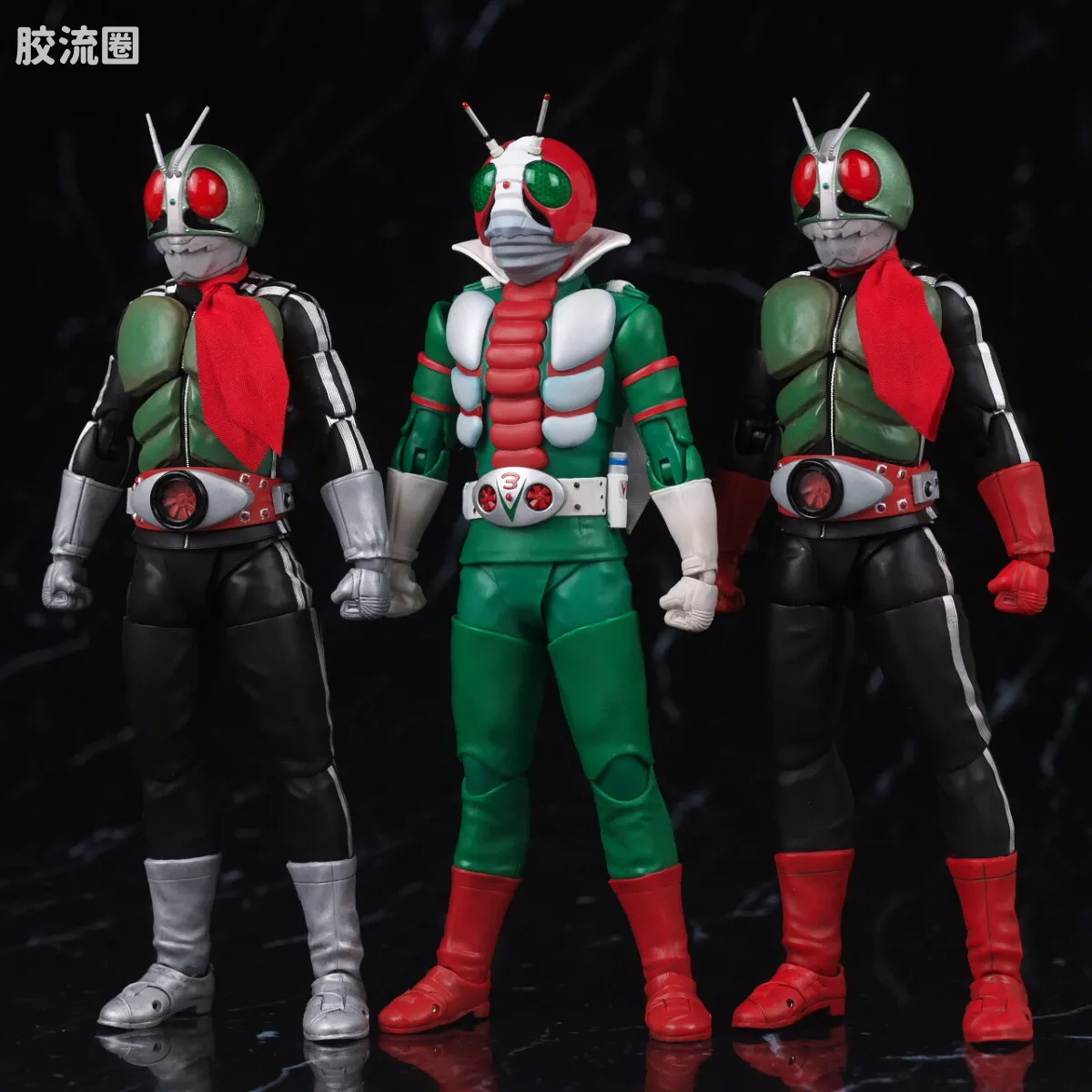 SHF 真骨雕假面骑士系列 假面骑士V3/胜利三号 荣光的昭和骑士Edition - 图片