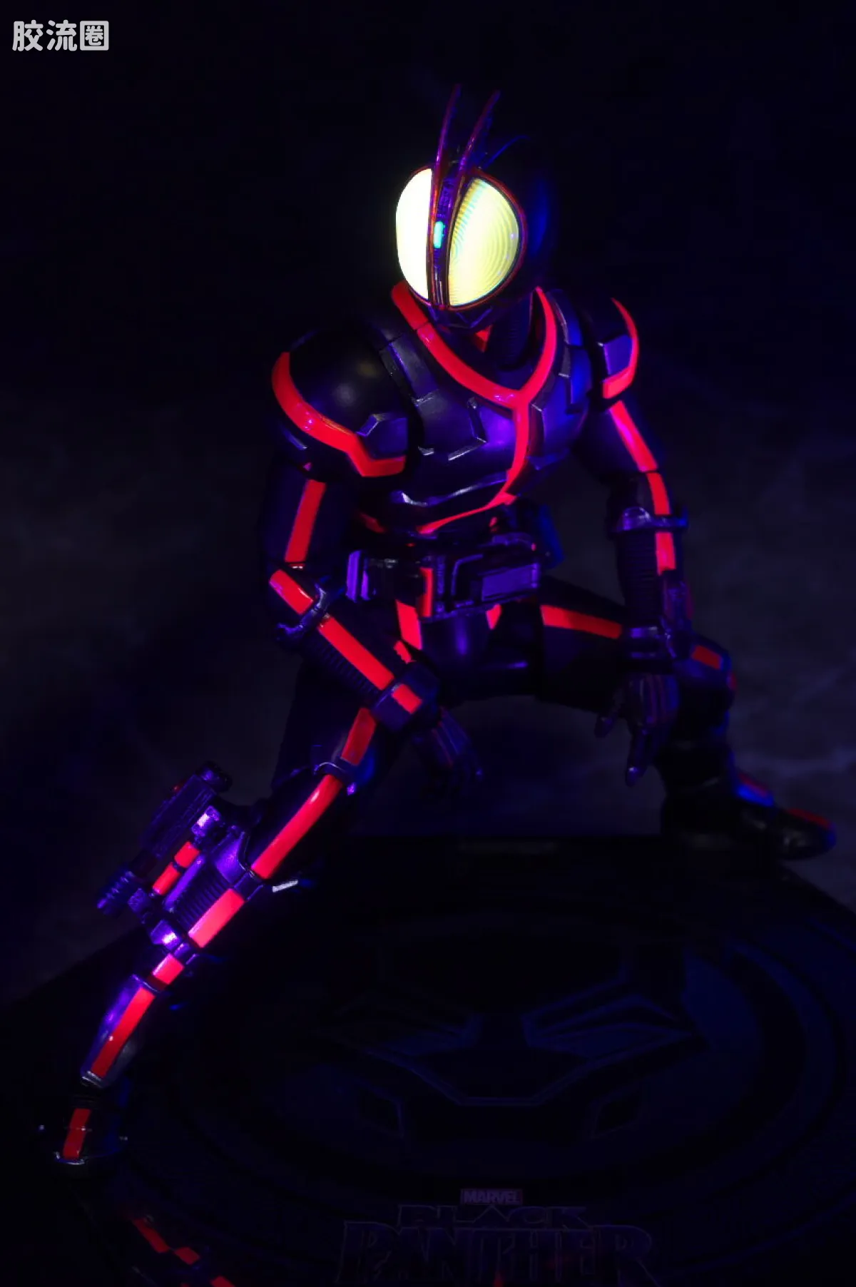 SHF 真骨雕假面骑士系列 假面骑士Faiz 暗夜配色 Ver. - 图片