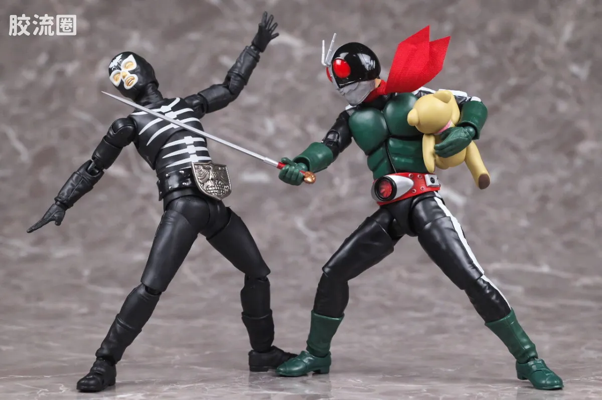 SHF 真骨雕假面骑士系列 假面骑士旧2号(假面骑士对修卡Ver.) - 图片