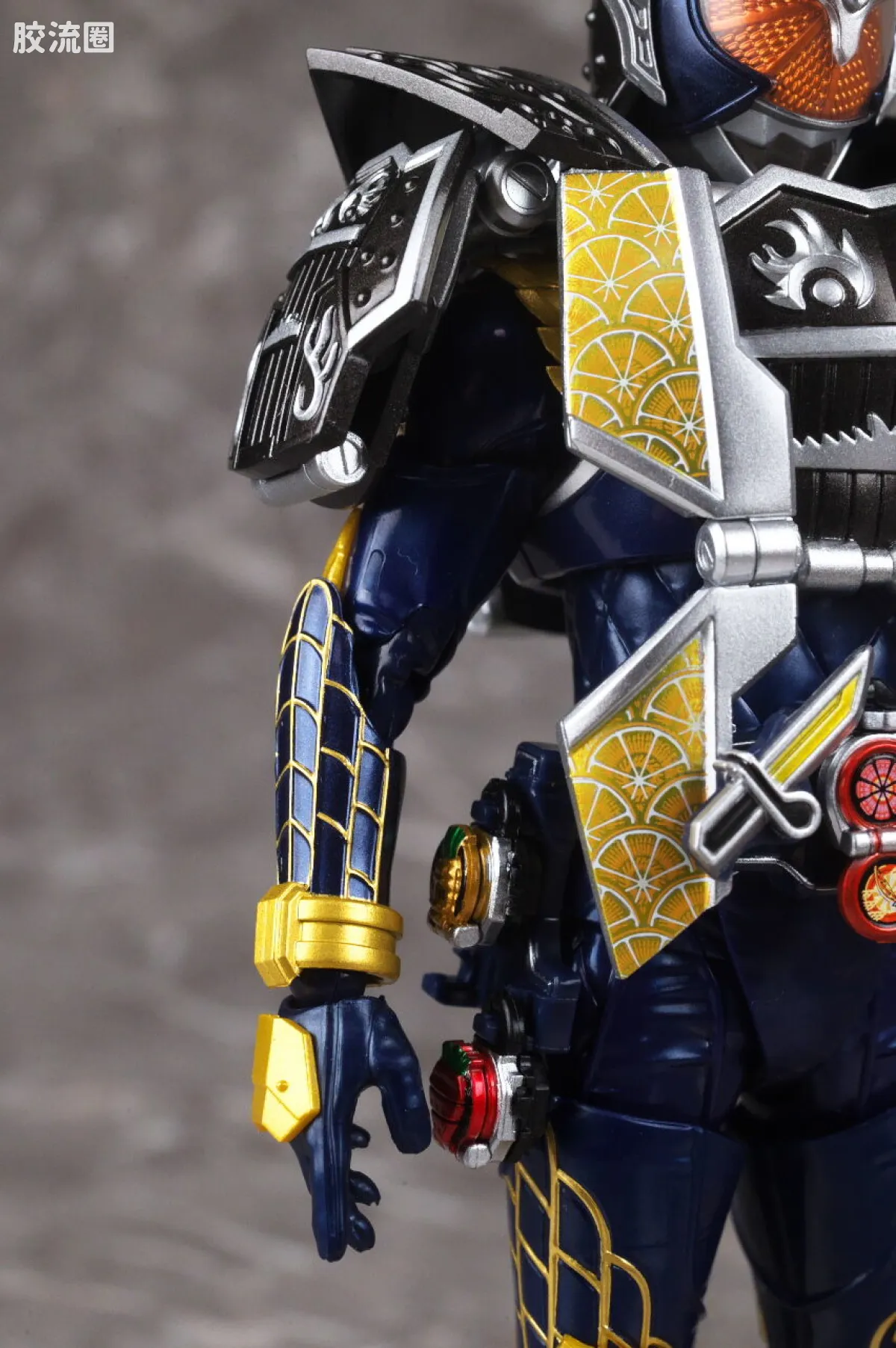 SHF 真骨雕假面骑士系列 假面骑士铠武 阵羽织柠檬铠甲 - 图片