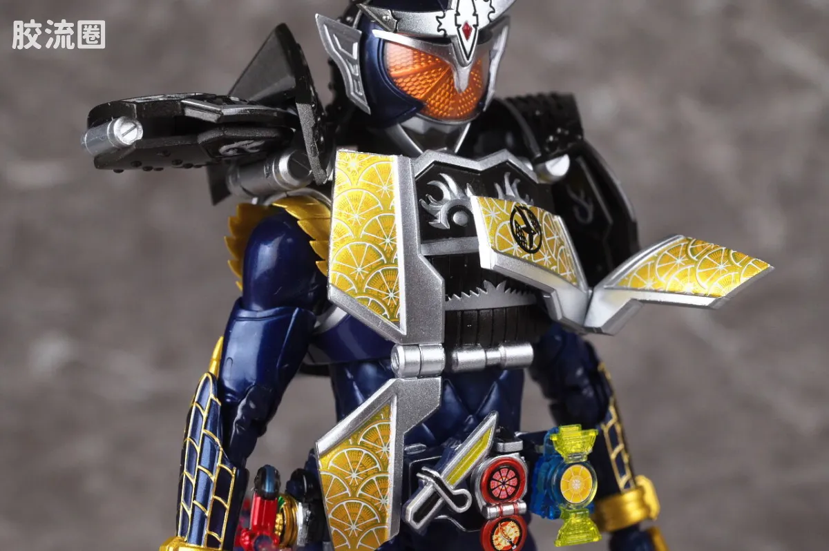 SHF 真骨雕假面骑士系列 假面骑士铠武 阵羽织柠檬铠甲 - 图片
