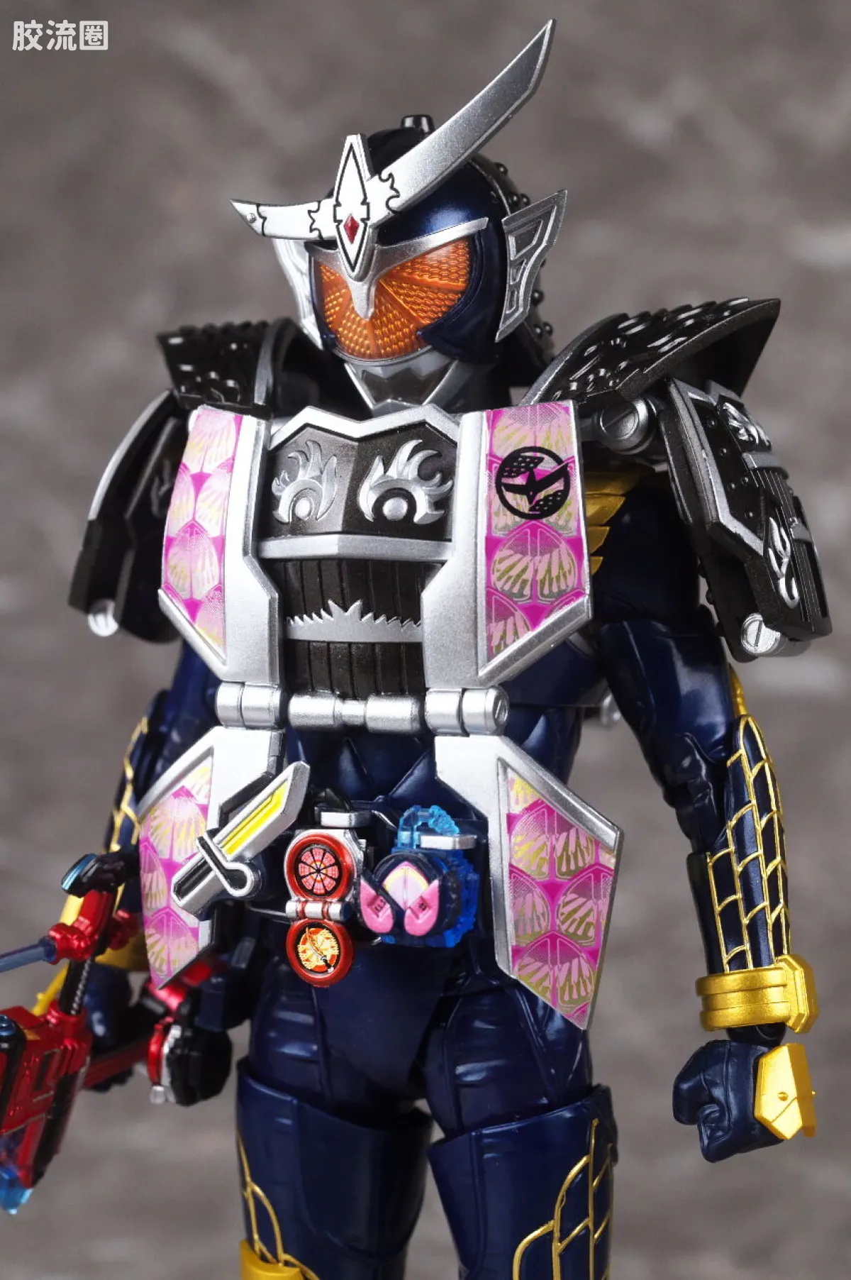 SHF 真骨雕假面骑士系列 假面骑士铠武 阵羽织柠檬铠甲 - 图片