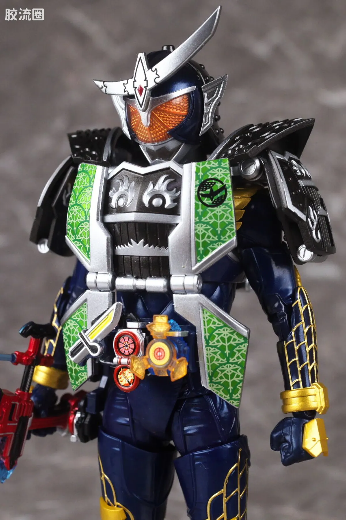 SHF 真骨雕假面骑士系列 假面骑士铠武 阵羽织柠檬铠甲 - 图片