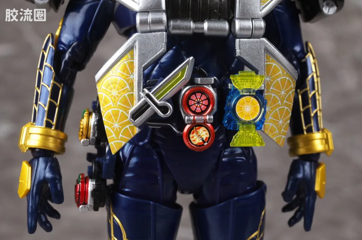 SHF 真骨雕假面骑士系列 假面骑士铠武 阵羽织柠檬铠甲 - 图片