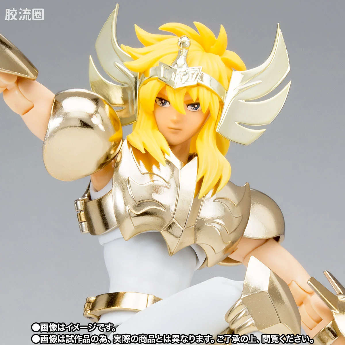 圣斗士圣衣神话 会场限定 EX 白鸟座冰河 新生青铜圣衣(金色限定) - 图片