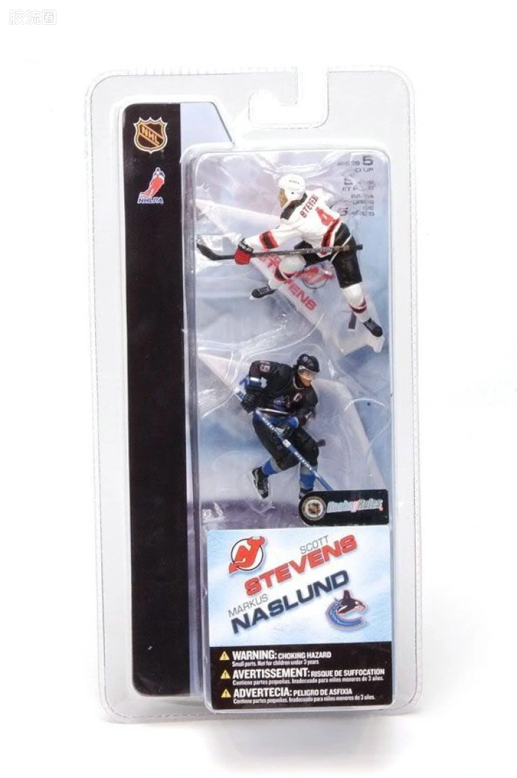 麦克法兰NHL冰球系列玩具 3寸系列第2代 SCOTT STEVENS/MARKUS NASLUND