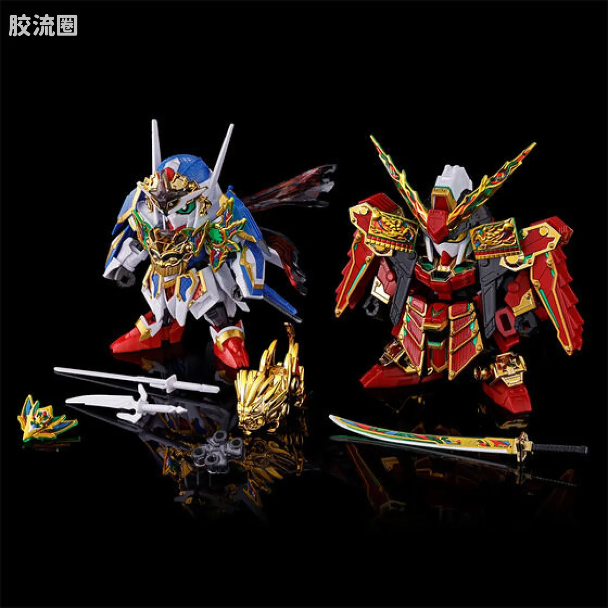 SD高达世界群英集 限定及特别版 复活辉罗钢 DX套装 [特殊涂层版] - 图片
