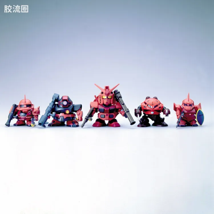 SD高达G世代系列 套装版 夏亚专用MS收集 - 图片