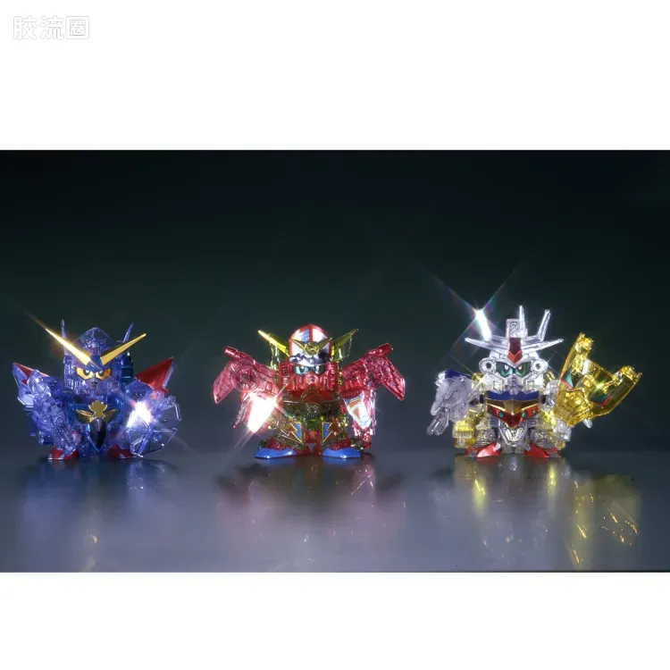 SD高达CHIBI战士系列拼装模型 特典 03 水晶战士指挥官高达 - 图片