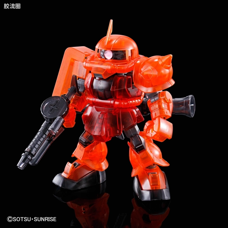 SDCS系列 限定版 MS-06S 夏亚专用扎古II (CS骨架Ver.) 彩透版 - 图片