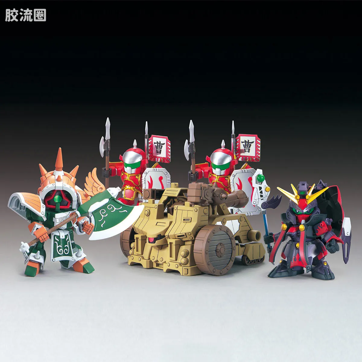 SD高达三国传 普通版 31 真 典韦亚希玛·贾诩阿斯塔隆 攻城兵器套装 - 图片