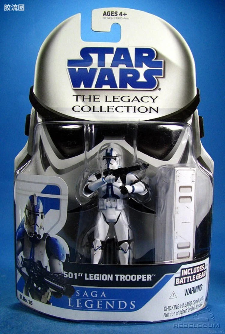 星球大战 THE LEGACY COLLECTION 传奇系列 SL-16: 501st Legion Trooper