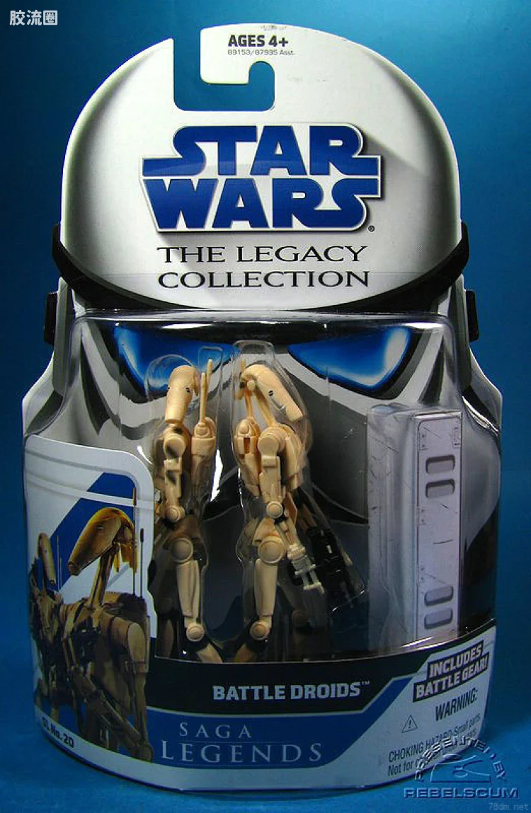 星球大战 THE LEGACY COLLECTION 传奇系列 SL-20: Battle Droids (tan)