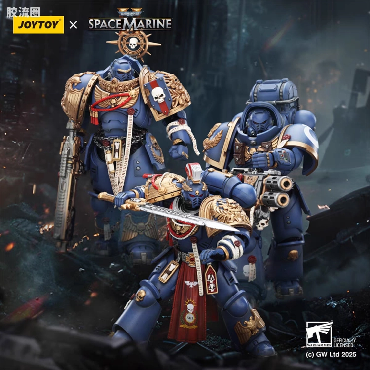 JOYTOY x 战锤40K 【星际战士2】游戏系列 [SM2]极限战士圣物盔甲小队
