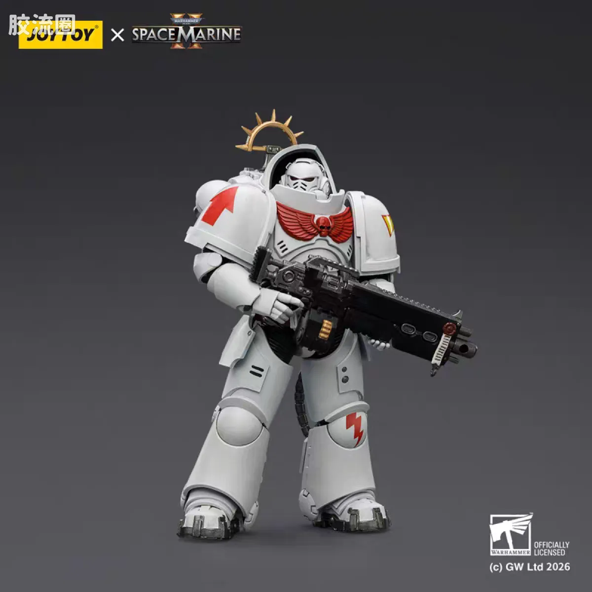 JOYTOY x 战锤40K 【星际战士2】游戏系列 [SM2]白疤军团 重装仲裁者 配备重型爆矢步枪和爆矢手枪