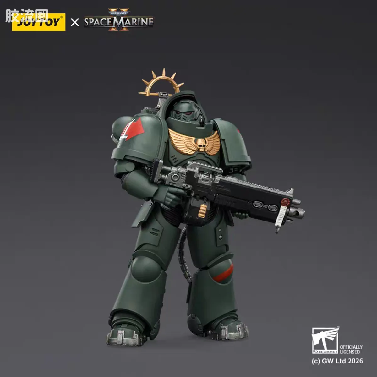 JOYTOY x 战锤40K 【星际战士2】游戏系列 [SM2]黑暗天使 重装仲裁者 配备重型爆矢步枪和爆矢手枪