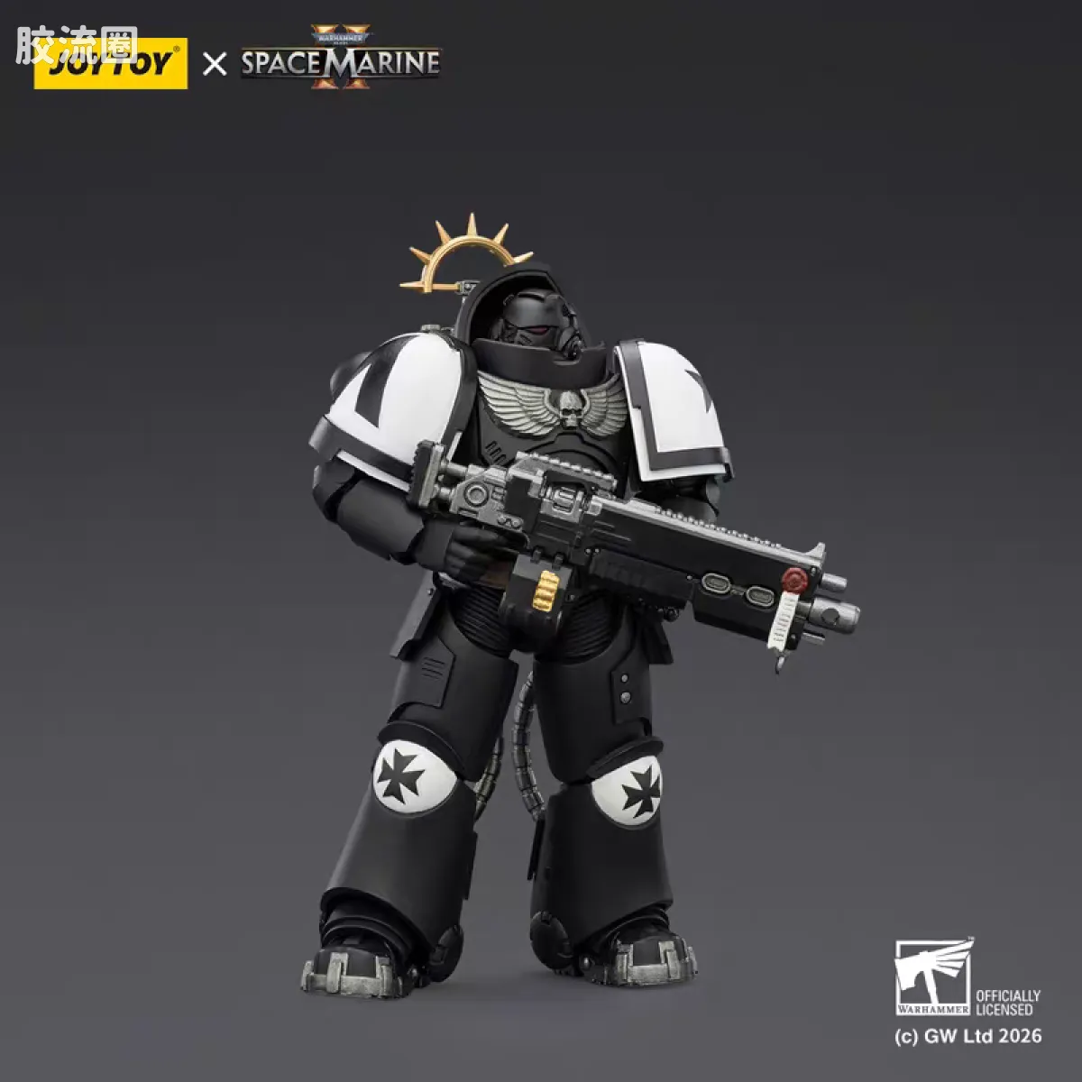 JOYTOY x 战锤40K 【星际战士2】游戏系列 [SM2]黑色圣堂 重装仲裁者 配备重型爆矢步枪和爆矢手枪