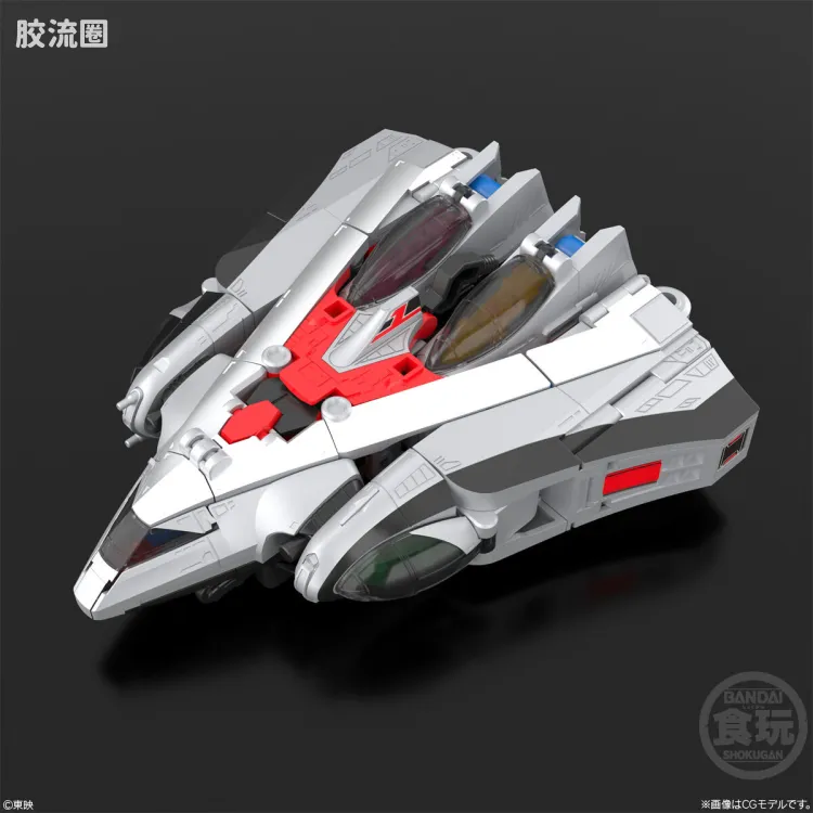 SMP 普通版 <未来战队时间连者> 3D变形战机 时间机器人α/β/γ - 图片