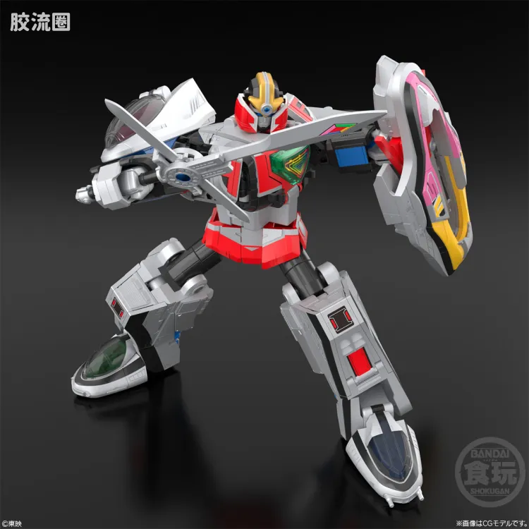 SMP 普通版 <未来战队时间连者> 3D变形战机 时间机器人α/β/γ - 图片