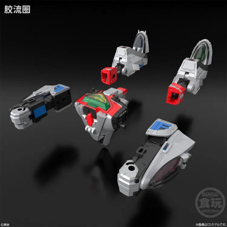 SMP 普通版 <未来战队时间连者> 3D变形战机 时间机器人α/β/γ - 图片