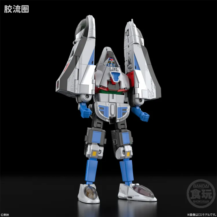 SMP 普通版 <未来战队时间连者> 3D变形战机 时间机器人α/β/γ - 图片