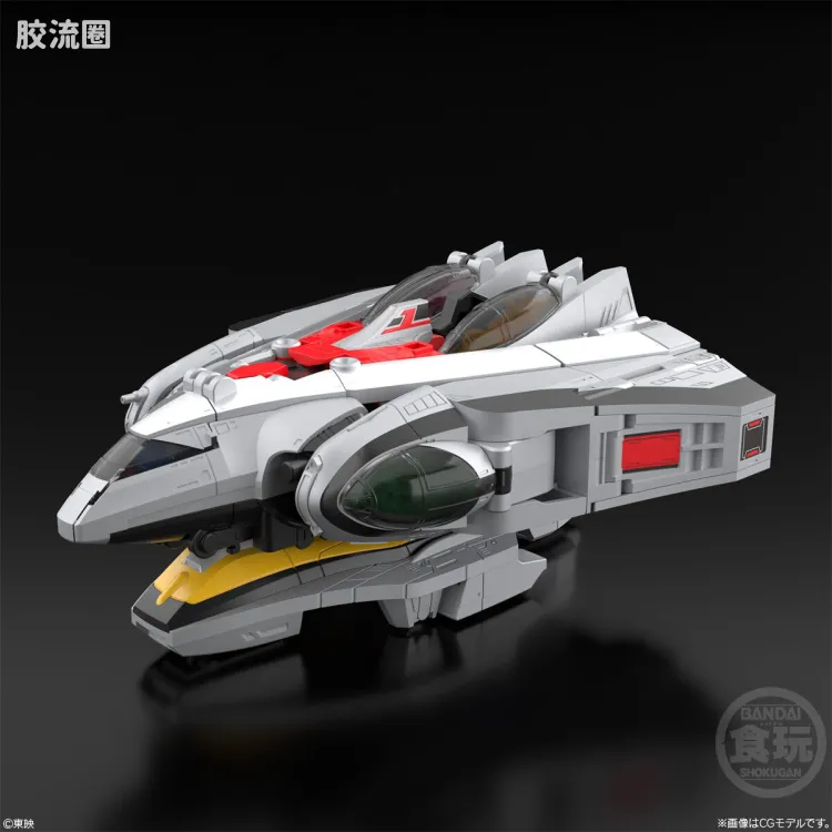 SMP 普通版 <未来战队时间连者> 3D变形战机 时间机器人α/β/γ - 图片