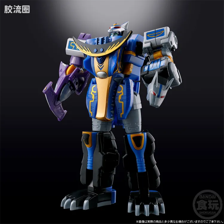 SMP 限定及特别版 <百兽战队牙吠连者> 魔兽合体 牙吠猎人 蓝色月亮 - 图片