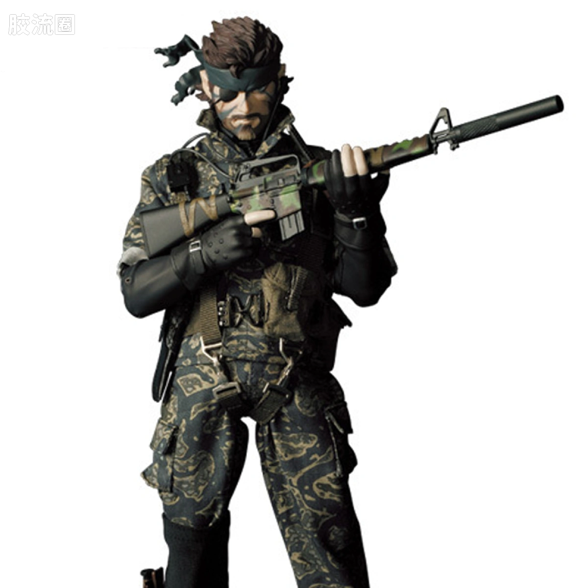 RAH12寸真人皮偶系列玩具 合金装备 SNAKE (SNAKE CAMOUFLAGE Ver.)