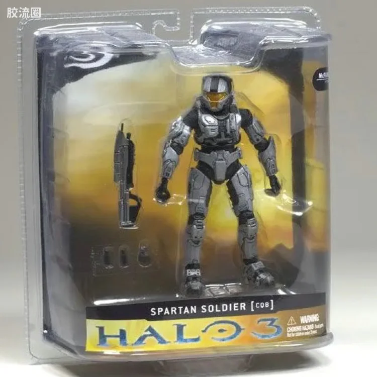 麦克法兰游戏与动画系列 光环3 第一代 多人连线 SPARTAN C.Q.B. (STEEL)