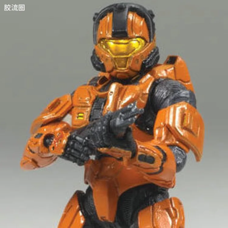 麦克法兰游戏与动画系列 HALO SERIES 6 - MEDAL EDITION SPARTAN CQB (ORANGE)