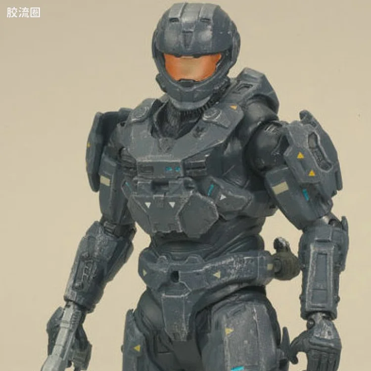 麦克法兰游戏与动画系列 HALO: REACH SERIES 2 SPARTAN CQC CUSTOM (MALE) (STEEL/STEEL)