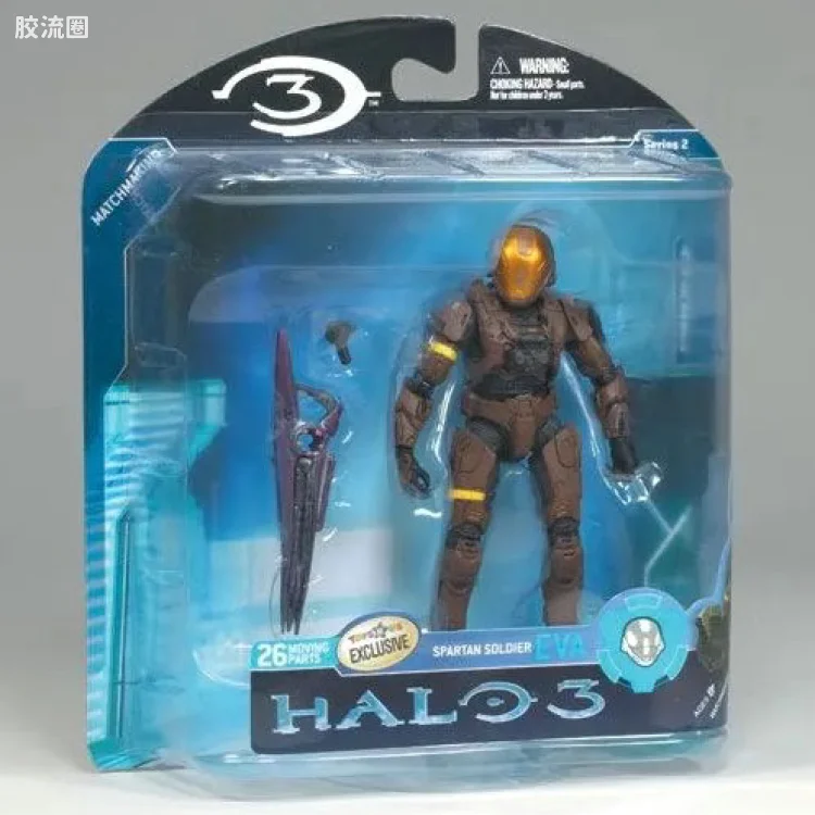 麦克法兰游戏与动画系列 光环3 第二代 多人连线 SPARTAN E.V.A. (BROWN)