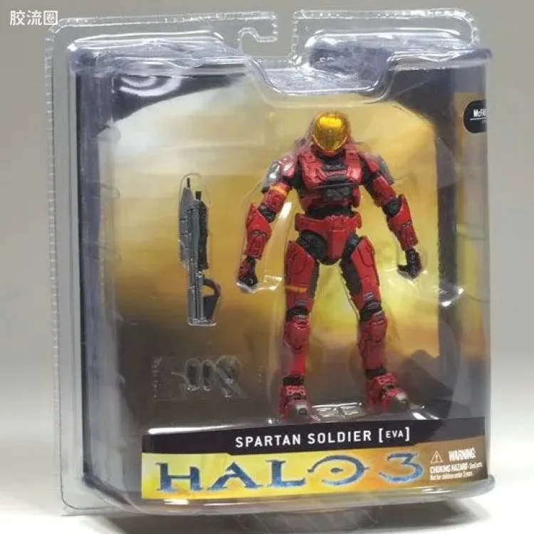 麦克法兰游戏与动画系列 光环3 第一代 多人连线 SPARTAN E.V.A. (RED)