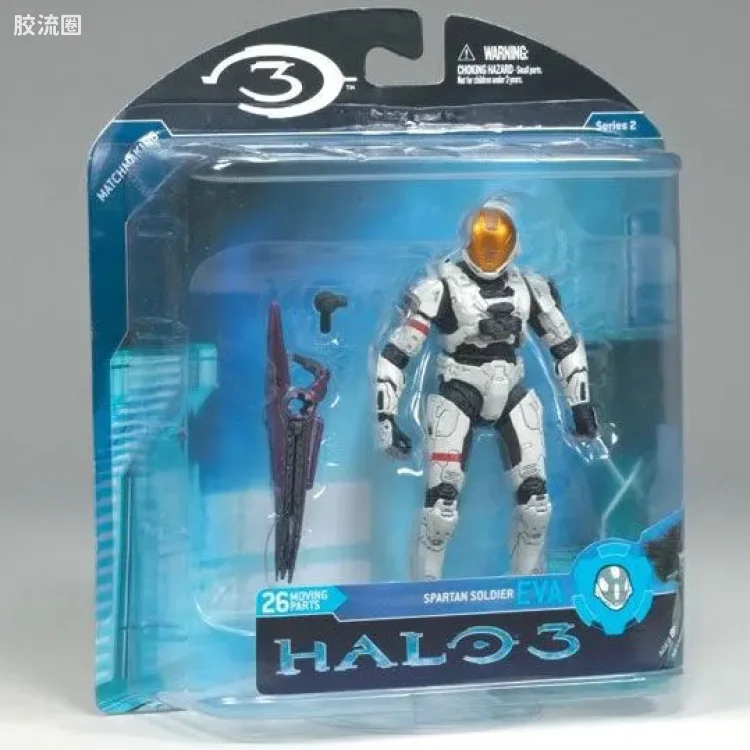 麦克法兰游戏与动画系列 光环3 第二代 多人连线 SPARTAN E.V.A. (WHITE)