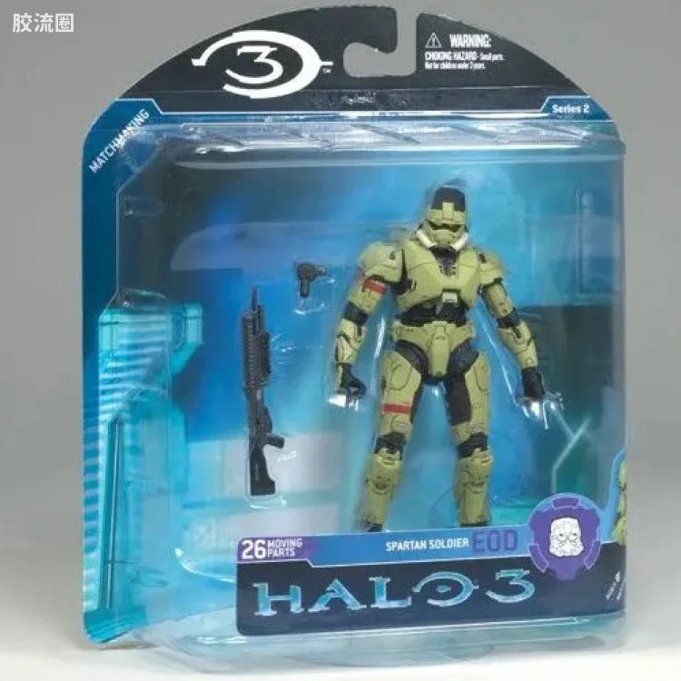 麦克法兰游戏与动画系列 光环3 第二代 多人连线 SPARTAN EOD (OLIVE)