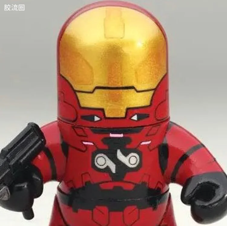 麦克法兰游戏与动画系列 光环 大头版 第一弹 SPARTAN EVA (RED)