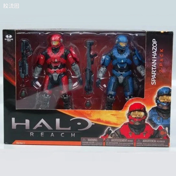 麦克法兰游戏与动画系列 HALO: REACH SERIES 1 2-PACKS SPARTAN HAZOP