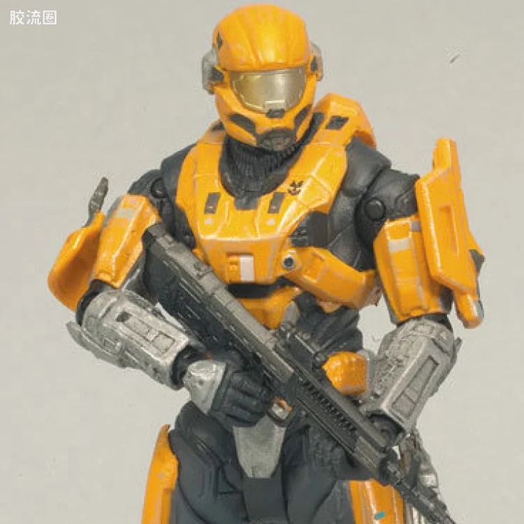 麦克法兰游戏与动画系列 HALO: REACH SERIES 1 SPARTAN HAZOP CUSTOM (MALE) (GOLD/STEEL)