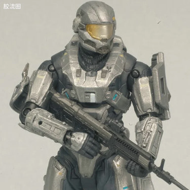 麦克法兰游戏与动画系列 HALO: REACH SERIES 1 SPARTAN HAZOP CUSTOM (MALE) (STEEL/STEEL)